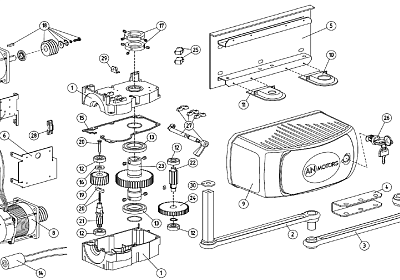 фото: Комплект ЗИП для привода AN-MOTORS ASW4000