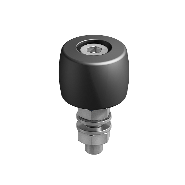 фото: Комплект для откатных ворот c неоцинкованной шиной 8м до 700кг