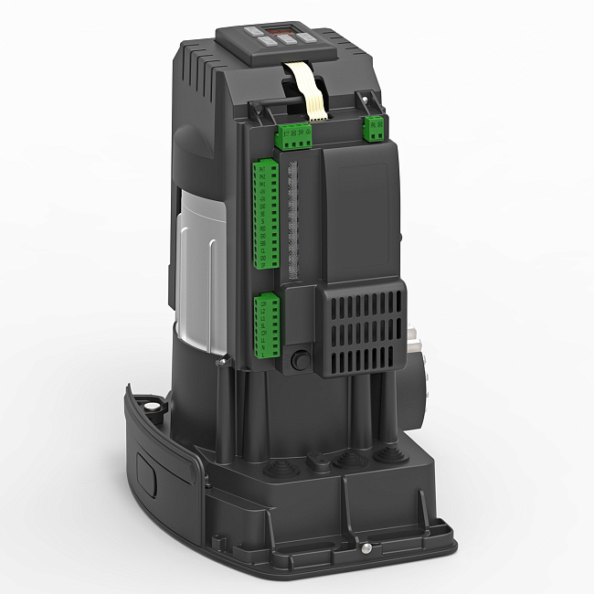 фото: Умный привод для откатных ворот ALUTECH Roteo 1000 Smart для ворот весом до 1000 кг с магнитным концевым выключателем и энкодером