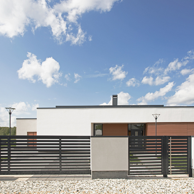 фото:  Рама откатных ворот Prestige 68 мм 4000х1800