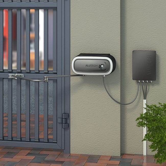 фото: Комплект приводов для распашных ворот ALUTECH TWISTO-4000SKIT 