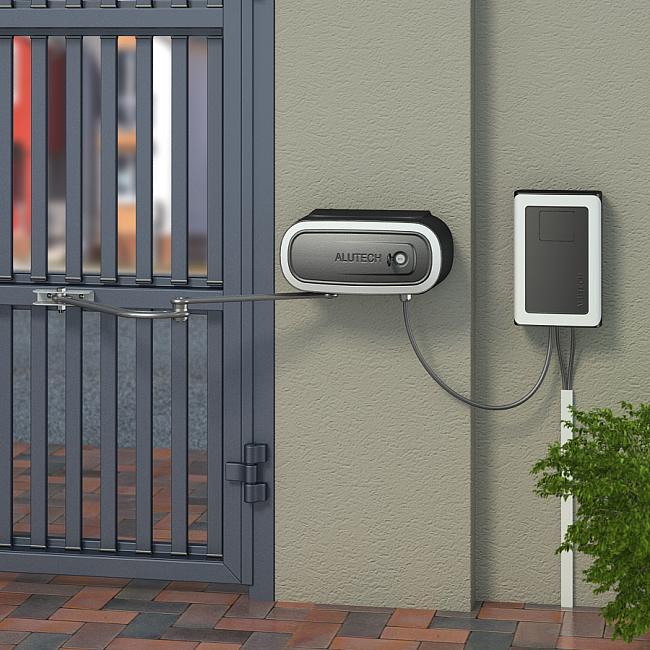 фото: Комплект приводов для распашных ворот ALUTECH TWISTO-4000SKIT 