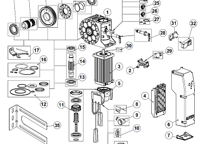 фото: Комплект ЗИП для привода АЛЮТЕХ Targo TR10024-400/13018-400